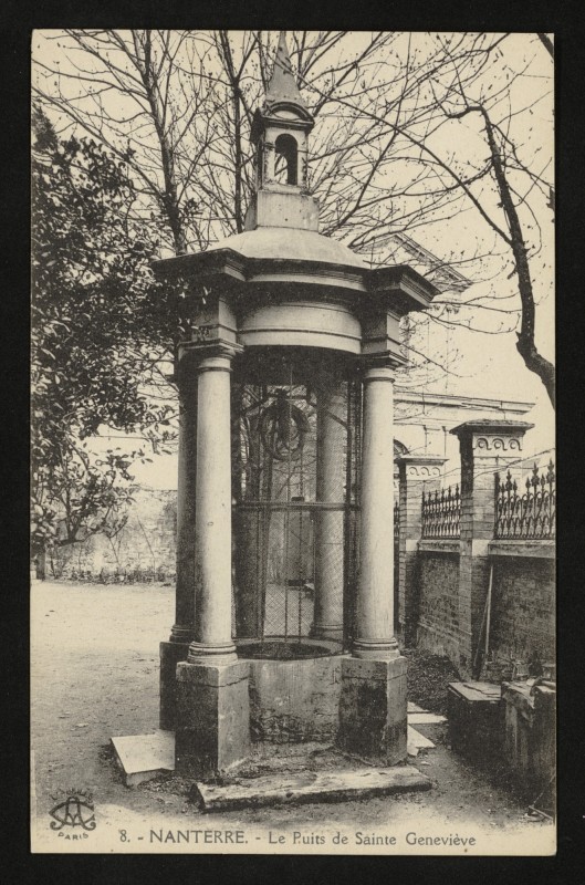 Carte postale ancienne Le Puits de Ste-Geneviève à Nanterre