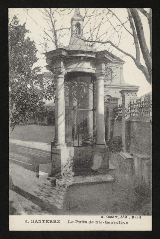 Carte postale ancienne Le Puits de Ste-Geneviève à Nanterre