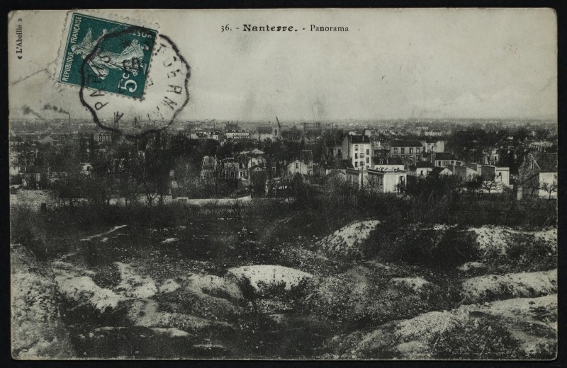 Carte postale ancienne Panorama. à Nanterre