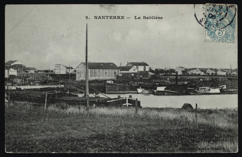 Carte postale ancienne La Sablière à Nanterre