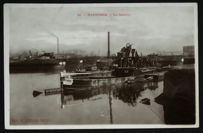 Carte postale ancienne La Sablière à Nanterre