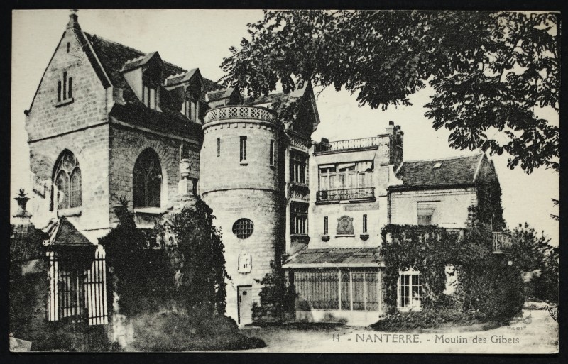 Carte postale ancienne Le Moulin des Gibets à Nanterre