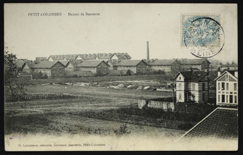 Carte postale ancienne La Maison départemantale à Nanterre