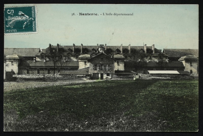 Carte postale ancienne La Maison départementale à Nanterre