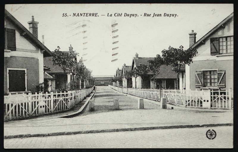 Carte postale ancienne La Cité Dupuy-Rue Jean-Dupuy à Nanterre