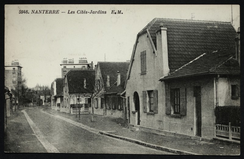 Carte postale ancienne La cité-jardin à Nanterre