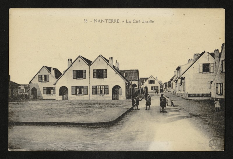 Carte postale ancienne La Cité Jardin à Nanterre
