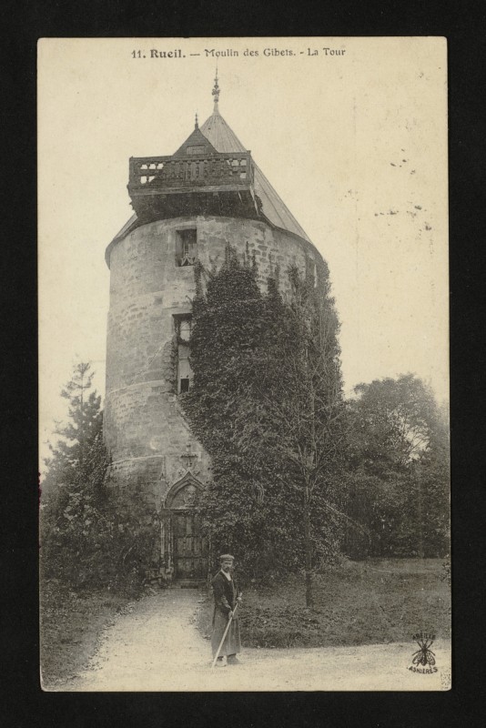Carte postale ancienne Moulin des Gibets - La Tour à Nanterre