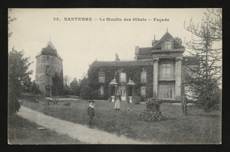 Carte postale ancienne Le Moulin des Gibets - Façade à Nanterre