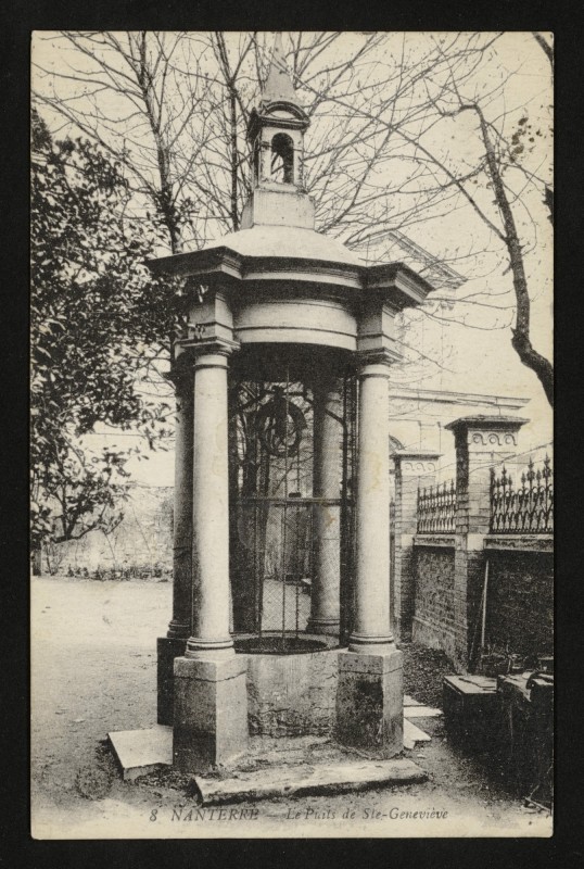 Carte postale ancienne Le Puits de Ste-Geneviève à Nanterre