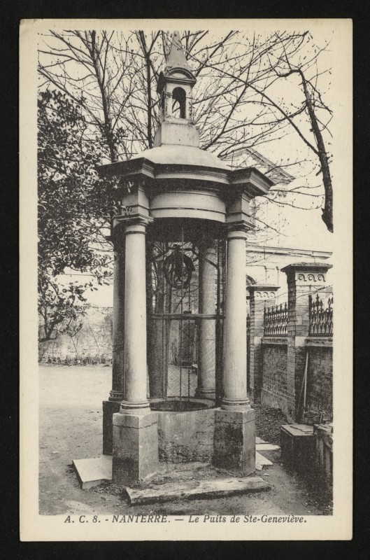 Carte postale ancienne Le Puits de Ste-Geneviève à Nanterre