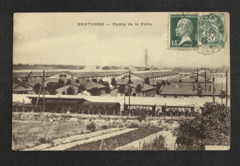 Carte postale ancienne Camp de la Folie à Nanterre