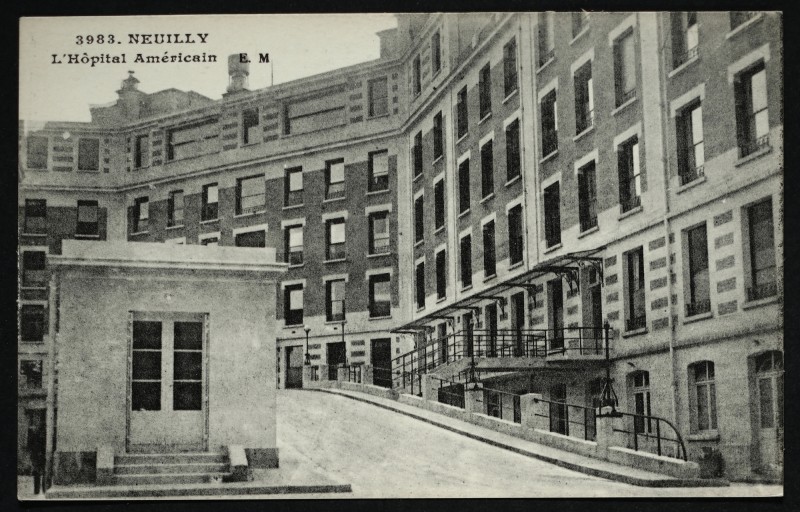 Carte postale ancienne l'Hôpital Américain à Neuilly-sur-Seine