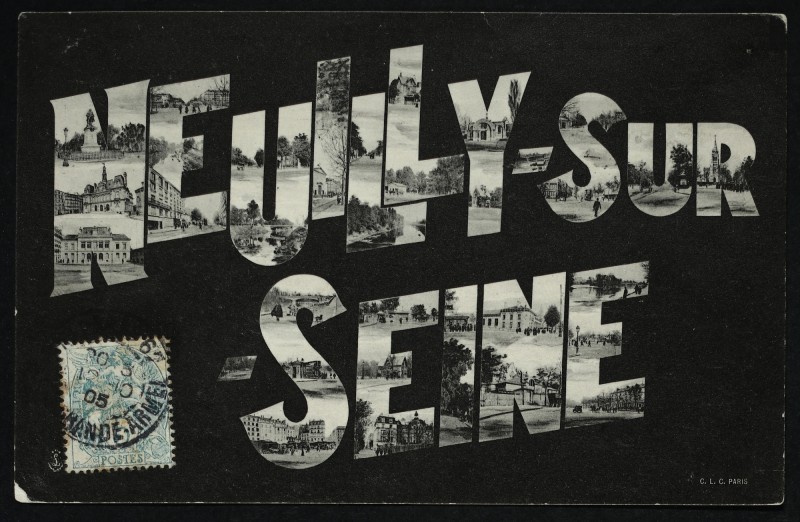 Carte postale ancienne Neuilly-sur-Seine à Neuilly-sur-Seine