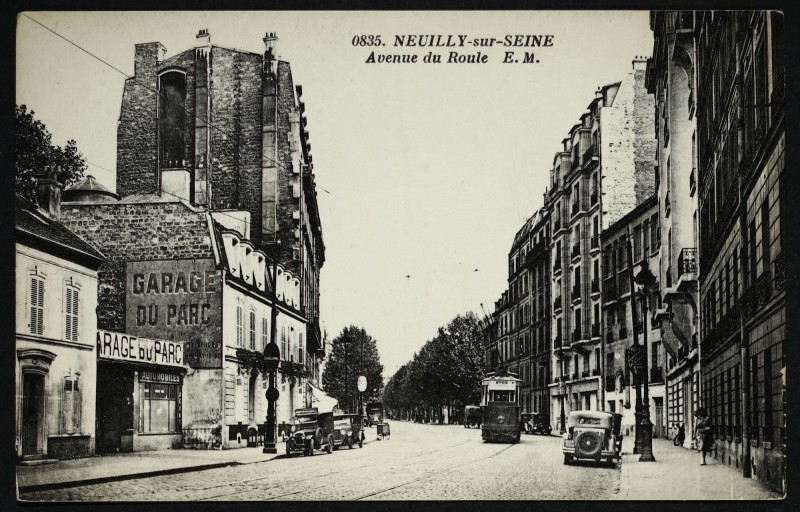 Carte postale ancienne Avenue du Roule à Neuilly-sur-Seine
