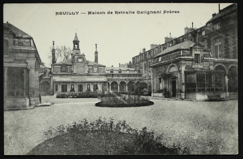 Carte postale ancienne Maison de Retraite Galignani à Neuilly-sur-Seine
