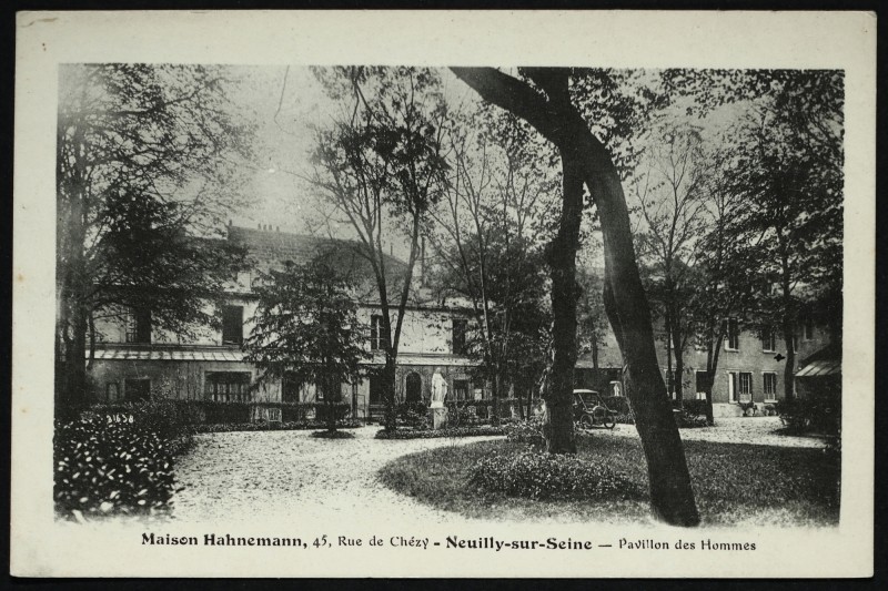 Carte postale ancienne Maison Hahnemann, 89 rue de Chézy - Pavillon des Hommes à Neuilly-sur-Seine