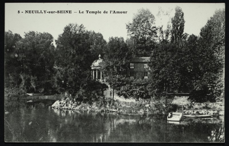Carte postale ancienne Le Temple de l'Amour à Neuilly-sur-Seine
