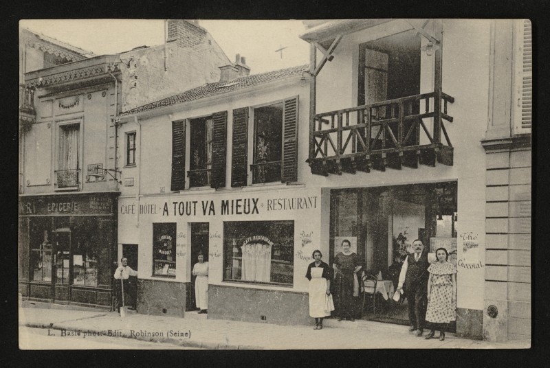 Carte postale ancienne Maison A. Aubert au Plessis-Robinson