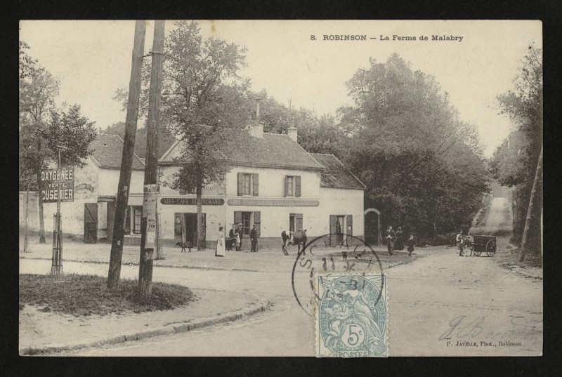 Carte postale ancienne Robinson - La Ferme de Malabry au Plessis-Robinson