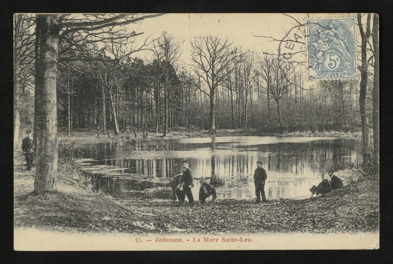 Carte postale ancienne Robinson - La Mare Saint-Leu au Plessis-Robinson