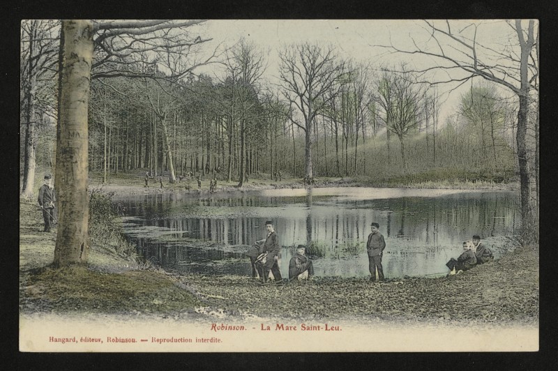 Carte postale ancienne Robinson - La Mare Saint-Leu au Plessis-Robinson