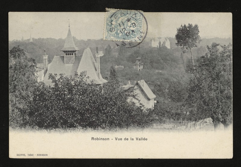 Carte postale ancienne Robinson - Vue de la Vallée au Plessis-Robinson