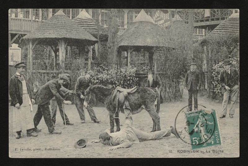Carte postale ancienne Robinson - La Bûche au Plessis-Robinson