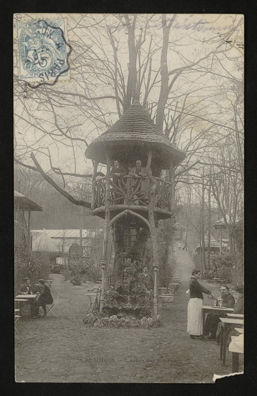 Carte postale ancienne Robinson - L'Arbre des Roches au Plessis-Robinson