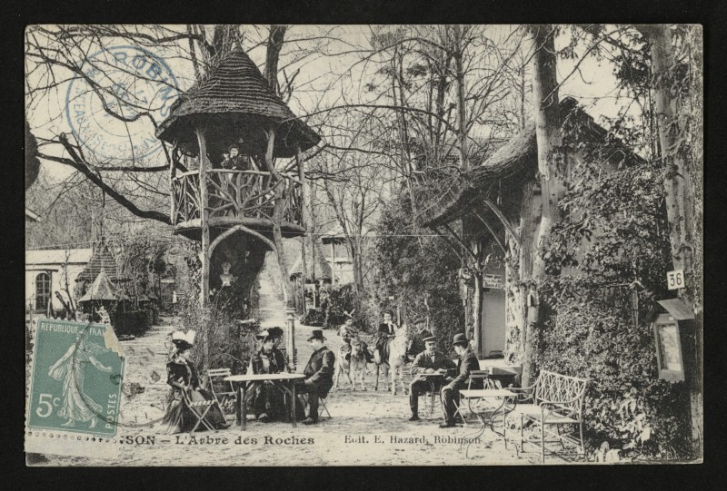 Carte postale ancienne Robinson - L'Arbre des Roches au Plessis-Robinson
