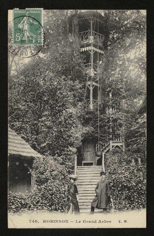 Carte postale ancienne Robinson - Le Grand Arbre au Plessis-Robinson