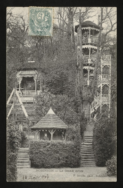 Carte postale ancienne Robinson - Le Grand Arbre au Plessis-Robinson