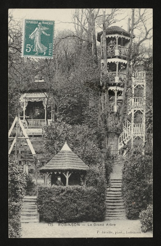 Carte postale ancienne Robinson - Le Grand Arbre au Plessis-Robinson
