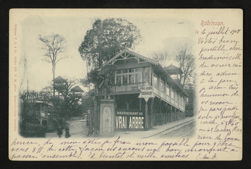 Carte postale ancienne Robinson au Plessis-Robinson