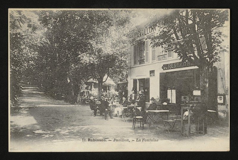 Carte postale ancienne Robinson - Pavillon - La Fontaine au Plessis-Robinson