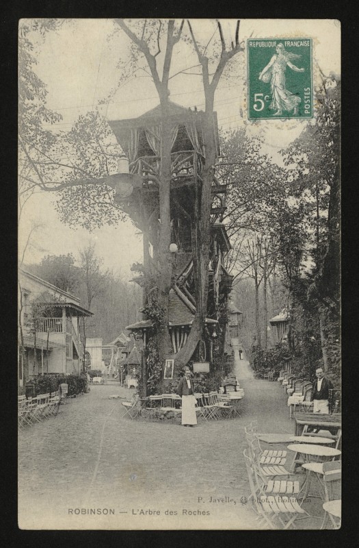 Carte postale ancienne Robinson - L'Arbre des Roches au Plessis-Robinson