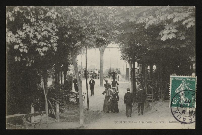 Carte postale ancienne Robinson - Un coin du vrai Robinson au Plessis-Robinson