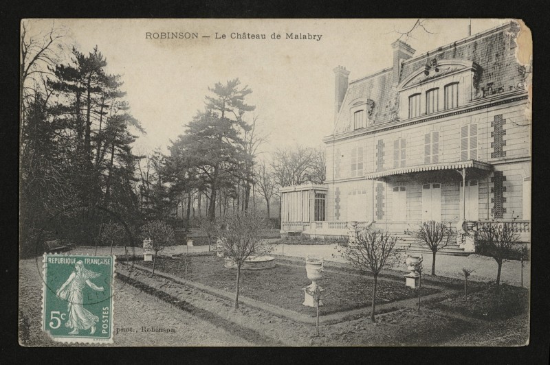 Carte postale ancienne Robinson - Le Château de Malabry à Châtenay-Malabry
