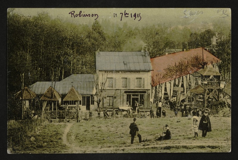 Carte postale ancienne Robinson - Pavillon Lafontaine au Plessis-Robinson