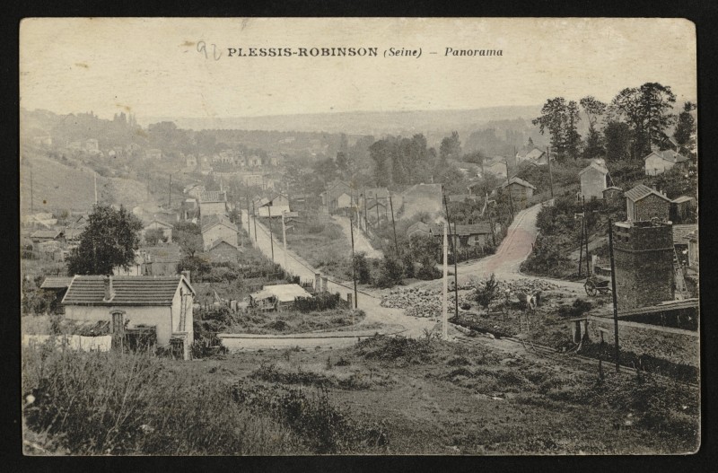 Carte postale ancienne Panorama au Plessis-Robinson