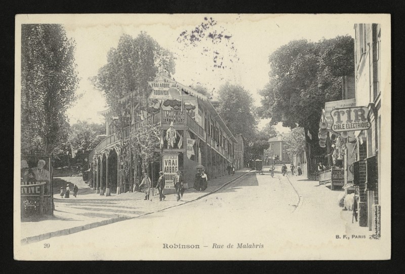 Carte postale ancienne Robinson - Rue de Malabris au Plessis-Robinson