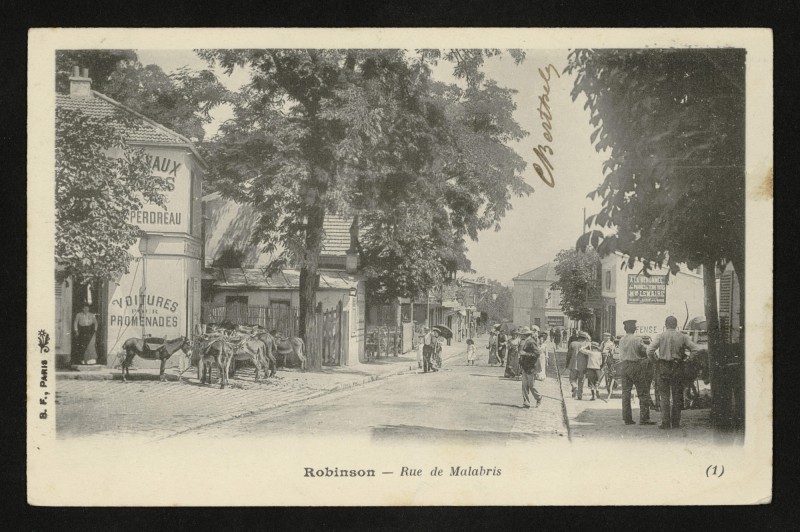 Carte postale ancienne Robinson - Rue de Malabris au Plessis-Robinson