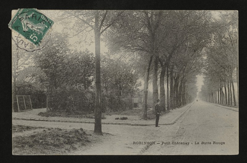 Carte postale ancienne Robinson - Petit Châtenay - La Butte Rouge au Plessis-Robinson