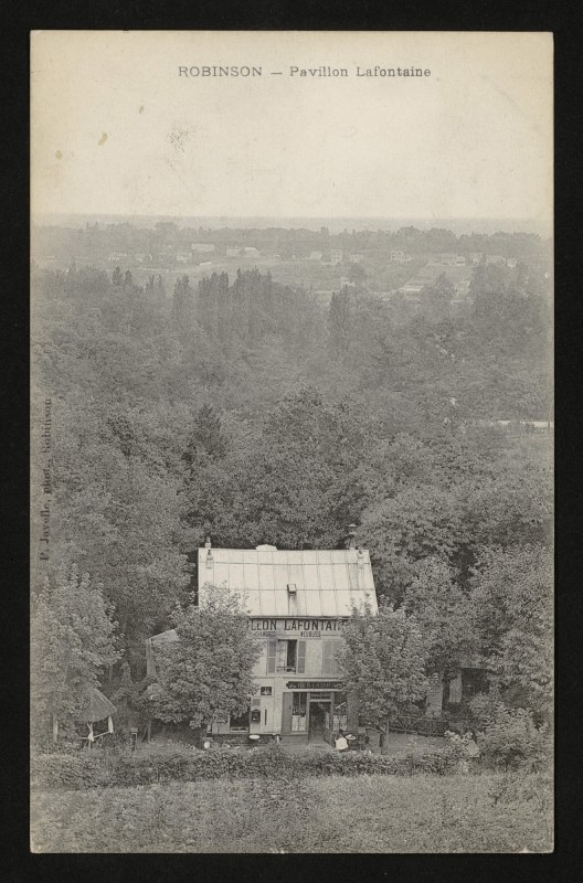 Carte postale ancienne Robinson - Pavillon Lafontaine au Plessis-Robinson