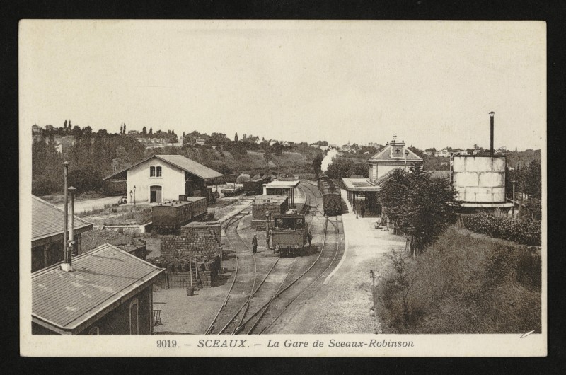 Carte postale ancienne La Gare de Sceaux-Robinson à Sceaux