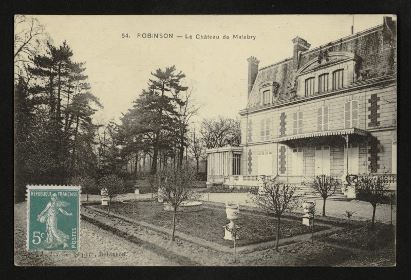 Carte postale ancienne Robinson - Le Château de Malabry à Châtenay-Malabry