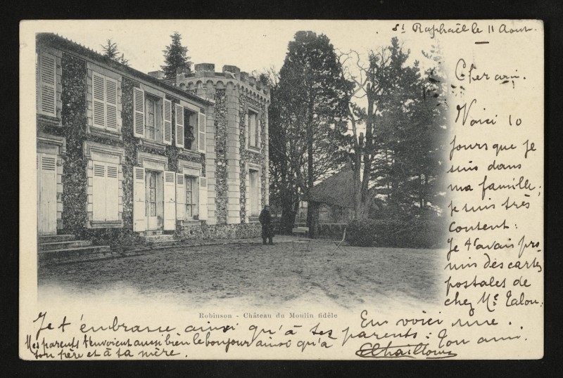 Carte postale ancienne Robinson - Château du Moulin Fidèle au Plessis-Robinson