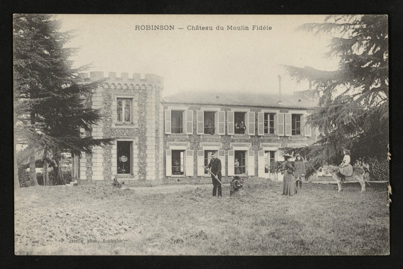 Carte postale ancienne Robinson - Château du Moulin Fidèle au Plessis-Robinson