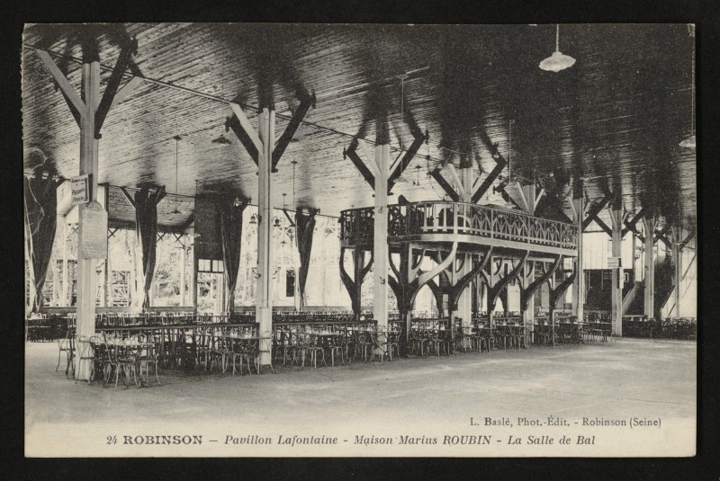 Carte postale ancienne Robinson - Pavillon Lafontaine - Maison Marius Roubin - La Salle de Bal au Plessis-Robinson