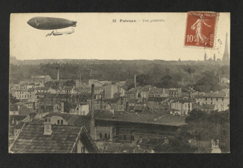 Carte postale ancienne Vue générale à Puteaux